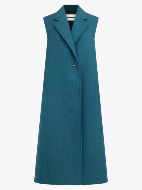 WRAP LONGLINE VEST JACKET | MOON RIVER