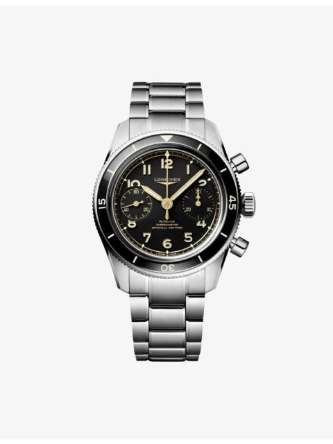 Spirit Pilot Flyback 39.5mm Stainless Steel Manual Watch