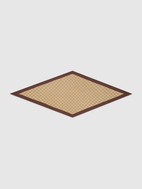 Printed silk twill carré