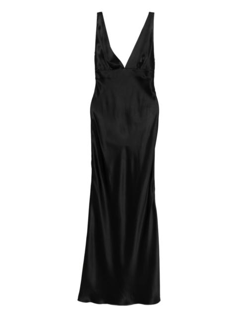 V-neck maxi dress