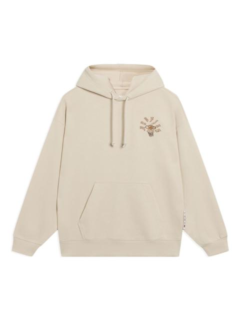 Li-Ning BadFive Cartoon Graphic Hoodie 'Beige' AWDT089-1