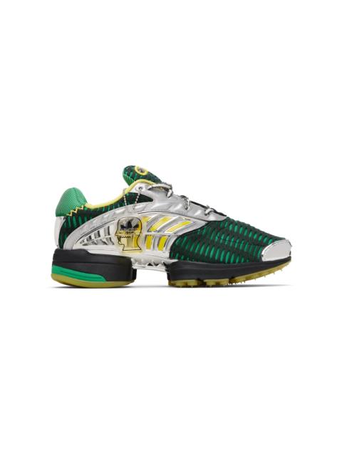 Green & Silver Brain Dead Edition Climacool 2 Sneakers