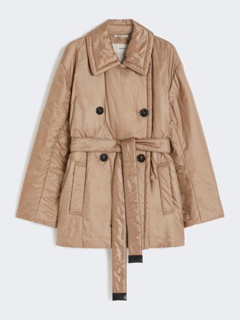 CALLA Short water-repellent cotton trench coat
