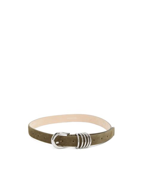 Hollyhock suede belt