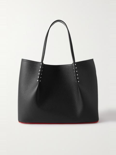 Cabarock small spiked croc-effect leather tote