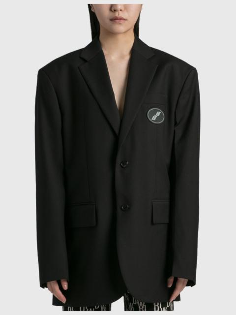 OVERSIZED SUIT LOGO BLAZER