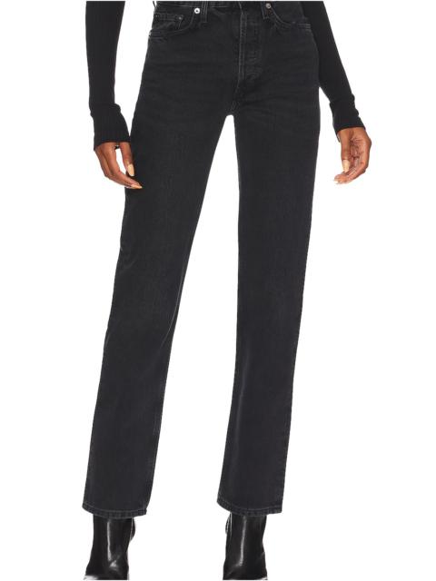 Lana Mid Rise Straight Jeans