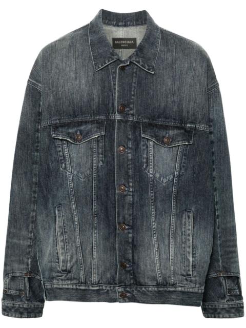 Deconstructed denim jacket