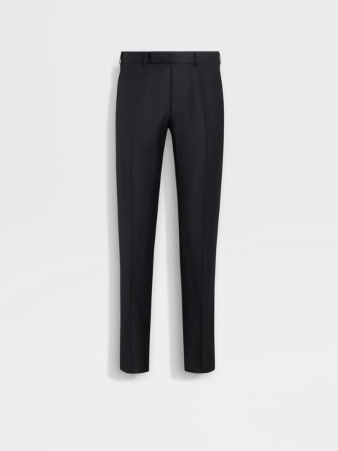 BLACK TROFEO WOOL PANTS