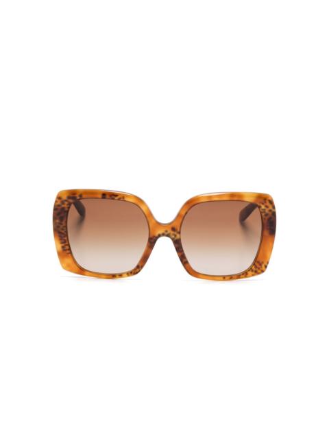 oversize-frame sunglasses