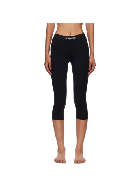 Black Modal Yoga Leggings