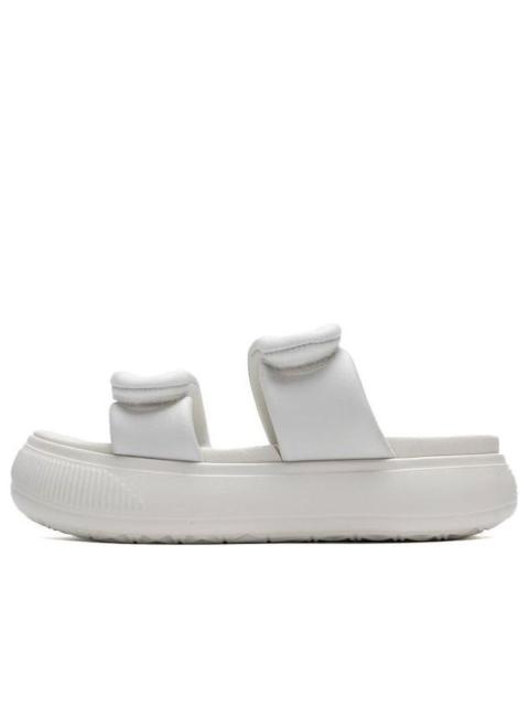 (WMNS) PUMA Mayu Puffy Slides 'Warm White' 399450-01