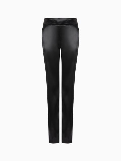 FLUID SILK STRAIGHT TROUSERS
