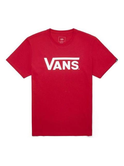 Men's Vans Tee Attack Classic Logo Short Sleeve Casual Red VN0A33ZLR30