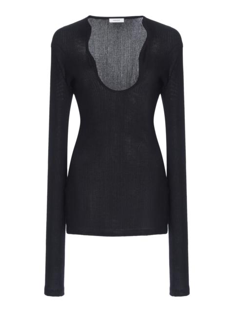 Cutaway Cotton Top black