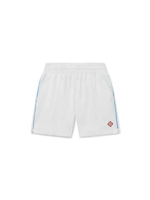 Tennis Stripe Towelling Shorts | Casablanca Paris