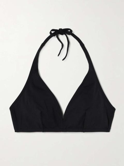 Les Essentiels Gang triangle bikini top Black