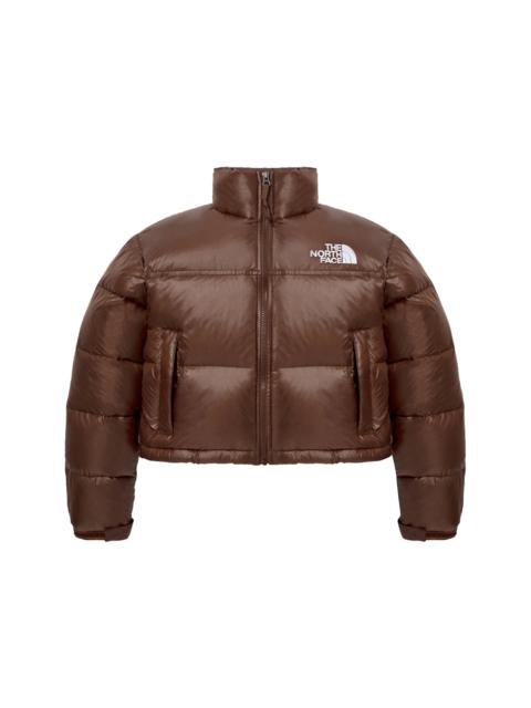 The North Face Women's Nuptse Short Jacket Brown