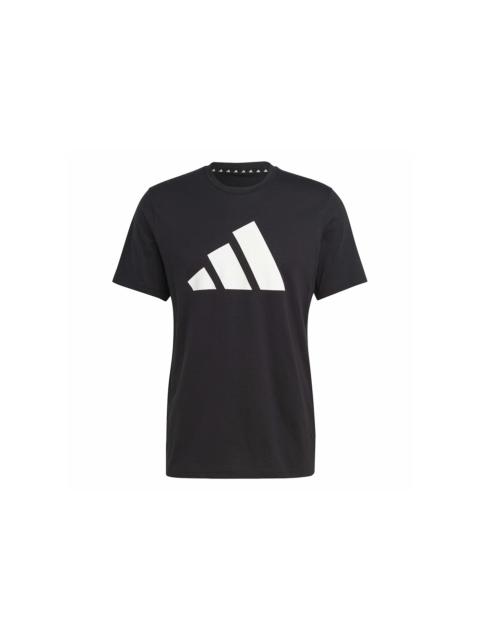 adidas Train Essentials Feelready Logo Training Tee Black/White