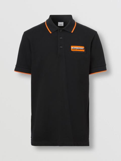 Logo Appliqué Cotton Piqué Polo Shirt