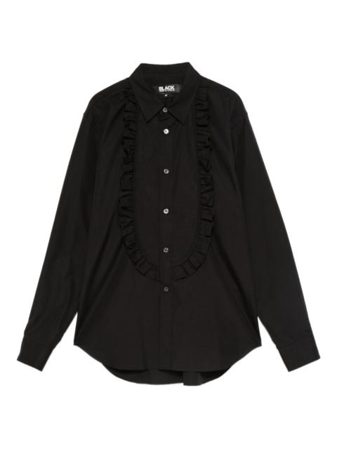 ruffled-detail shirt