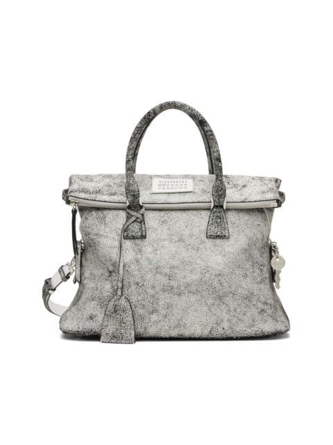 White 5AC 'Loved to Death' Medium Bag