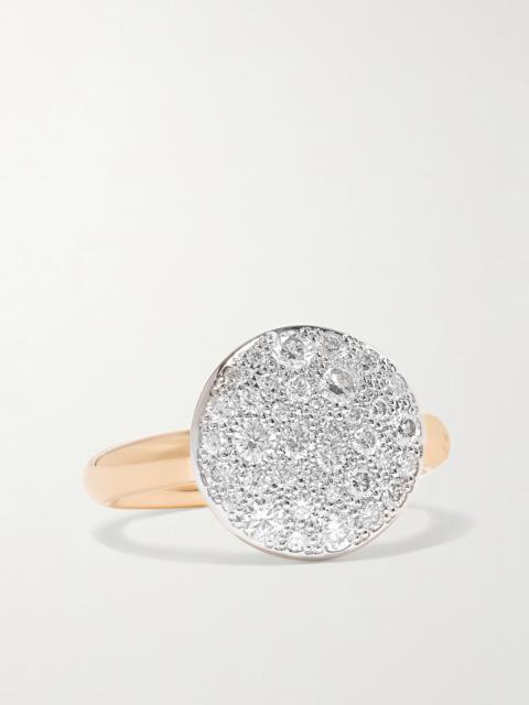 Sabbia 18-karat Rose Gold Diamond Ring