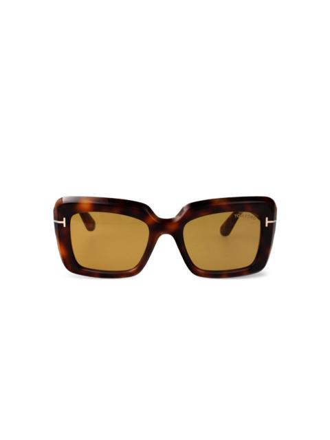 Leila square-frame sunglasses