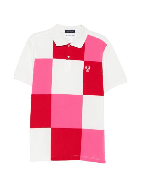 CDG SHIRT x Fred Perry Checker Polo