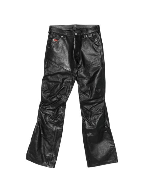 boot cut utility trousers