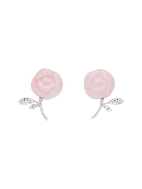 YVMIN Edition Ceramics Rose Earrings