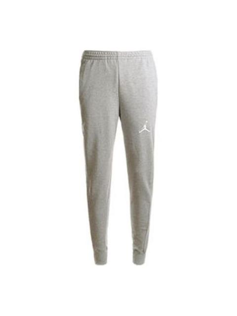 Men's Air Jordan Flight Fleece Embroidered Logo Fleece Lined Bundle Feet Sports Pants/Trousers/Jogge