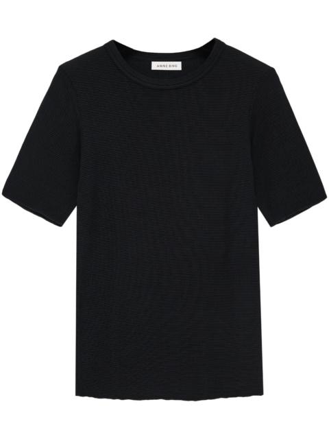 Caitlyn crepe-textured T-shirt