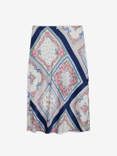 Summer Scarf Midi Skirt