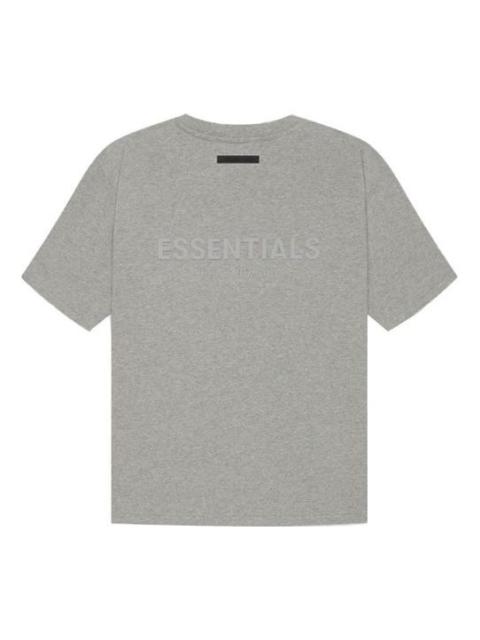 Fear of God Essentials SS21 Short Sleeve Tee Dark Heather Oatmeal FOG-SS21-613