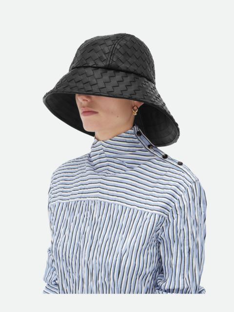 Intrecciato Leather Hat