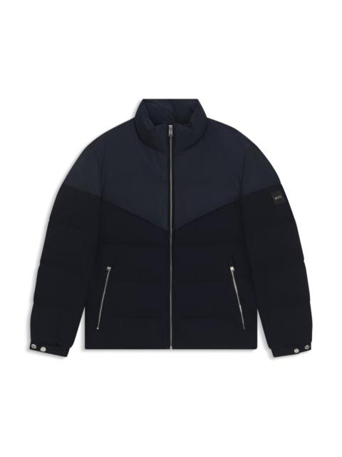 WATERPROOF JACKET IN BRUSHED FLANNEL