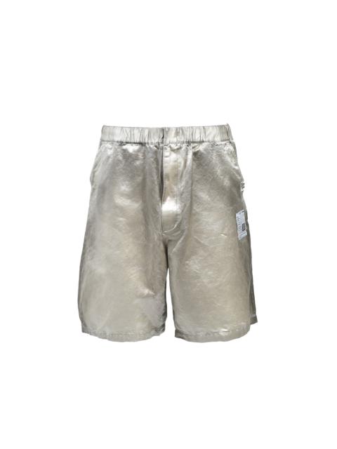 SUN FADED SATIN SHORTS / BEI