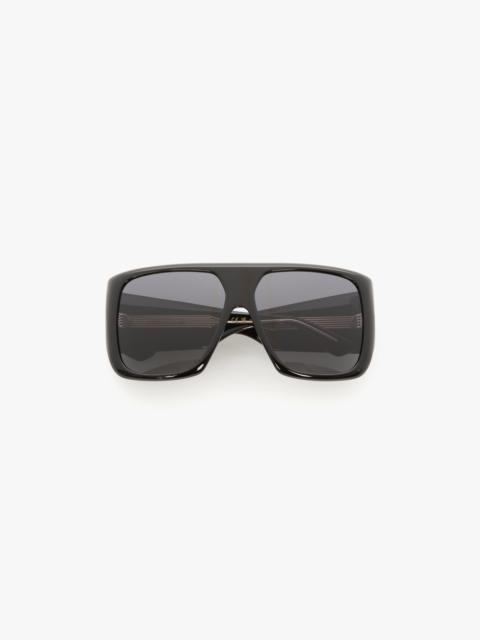 Oversized Soft Square Acetate Frame In Black
