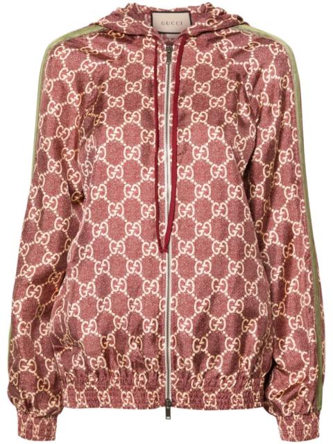 GG Supreme printed silk jacket