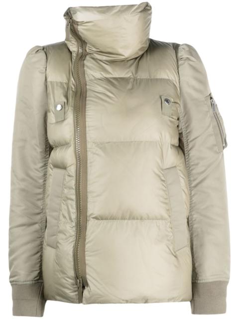high-neck padded jacket