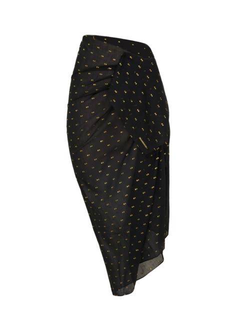 WOVEN METALLIC PAREO