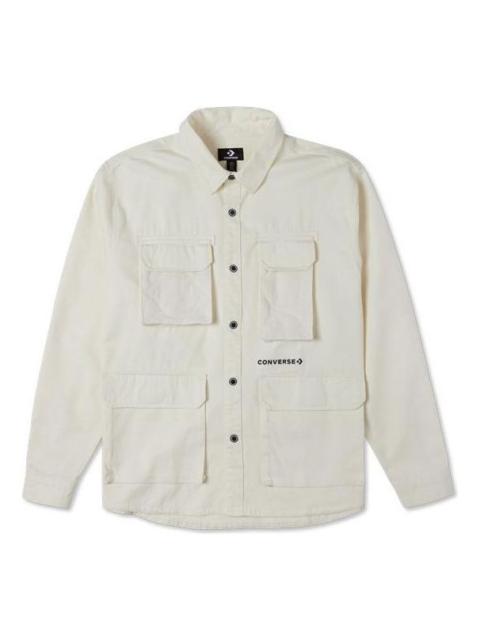Converse Cozy Utility Woven Shirt 'Egret' 10025053-A01
