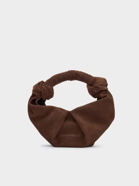 Suede Lopsy Bag In Chocolate