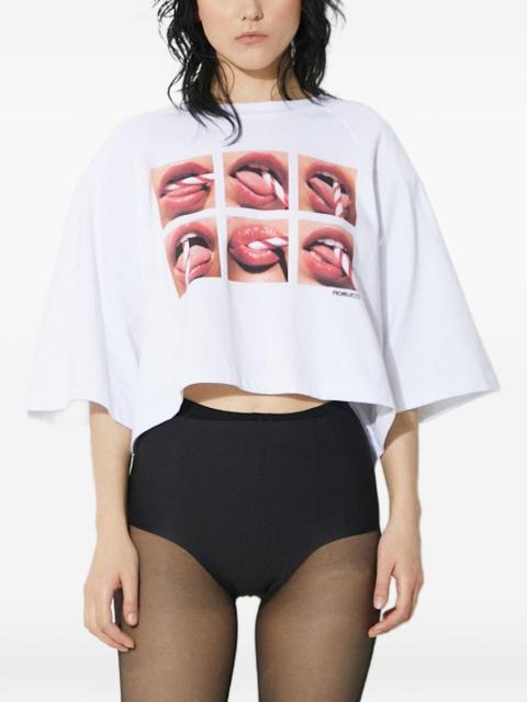 mouth-graphic T-shirt