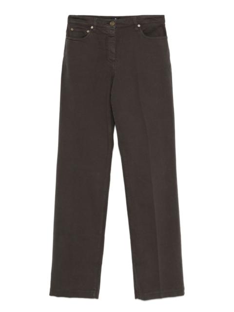 button-fly straight trousers