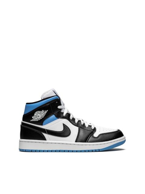 Air Jordan 1 Mid "Black/White/University Blue" sneakers