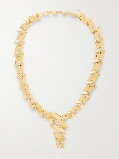 Leaf Gold-plated Necklace