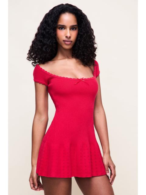 EILEEN POINTELLE DRESS