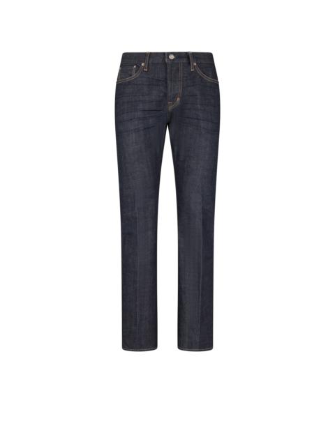 RINSE BLUE STRETCH BOOTCUT DENIM
